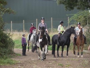 Pleasure ride at Tile Farm
